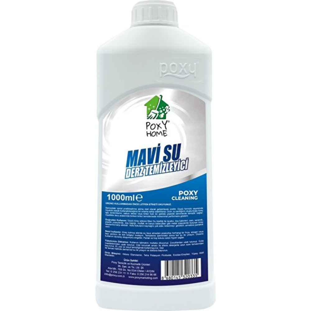 Poxy Home Mavi Su Derz Temizleyici 1000 ml - 1 lt Çamaşır Makinesi Ürünleri Fiyatı