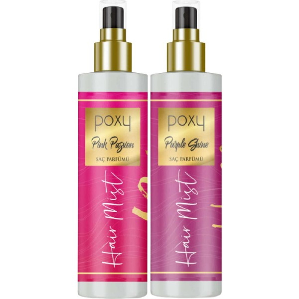 Poxy Pink Passion Saç Parfümü 150 ml & Purple Shine Saç Parfümü 150 ml Saç Bakım Maskeleri & Serumlar & Spreyler Fiyatı