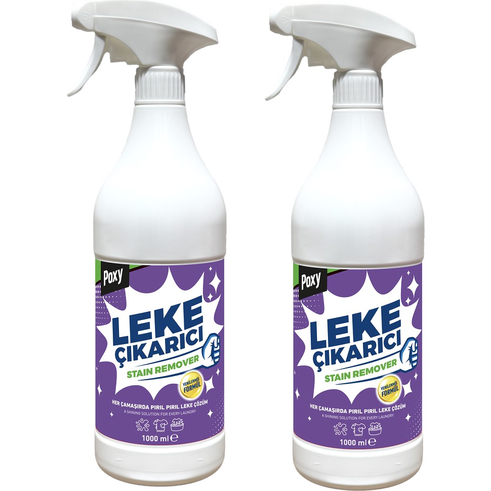 Poxy Sıvı Leke Çıkarıcı 1 lt 2'li Set - 2 lt Çamaşır Yıkama Fiyatı
