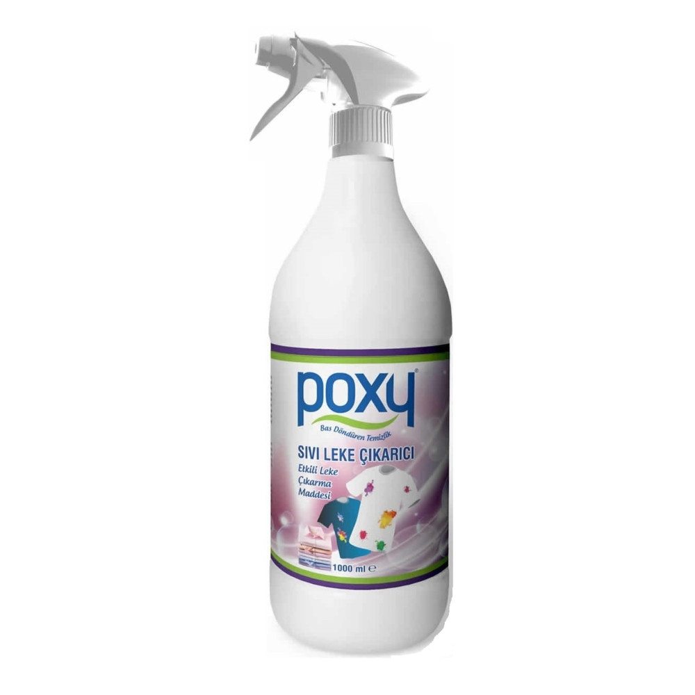 Poxy Sıvı Leke Çıkarıcı 1 Lt Çamaşır Lekesi Halı Koltuk Tekstil Kıyafet Ayakkabı Leke Çıkarıcı Konsantre Parlatıcı ve Temizleyiciler Fiyatı