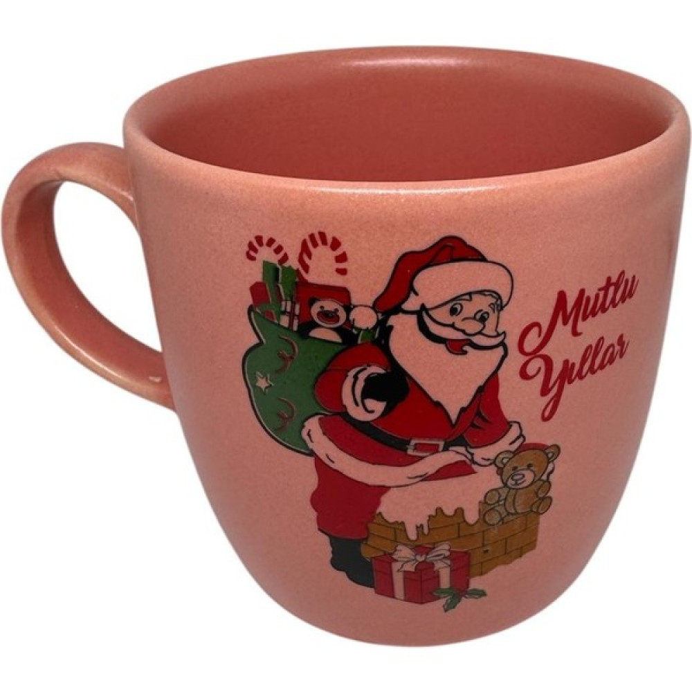 Poyraz Koleksiyon Yeni Yıl Hediyesi Noel Baba Görseli Kupa Kulplu - Açık Pembe Oto Boyaları Fiyatı
