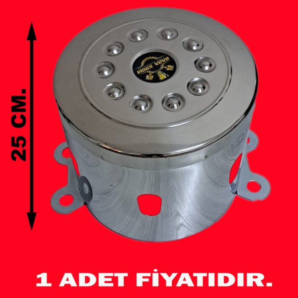 Pozantı Aksesuar Dünyası Italyan Model 22.5 Krom Çekici Aks Tası Jant Kapağı 1 Adet Fiyatıdır. Tır Kamyon Aksesuarları Jantlar & Jant Aksesuarları Fiyatı