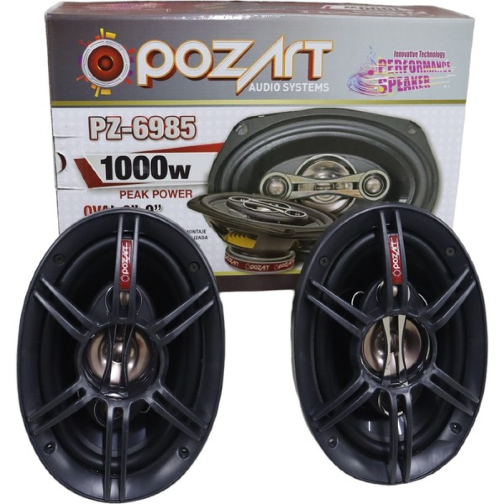 Pozart Audio Systems PZ6985 1000 Watt Oval Tweeterli 4 Yollu 2 Adet Oto Hoparlör Oto Hoparlörleri & SubWoofer Fiyatı