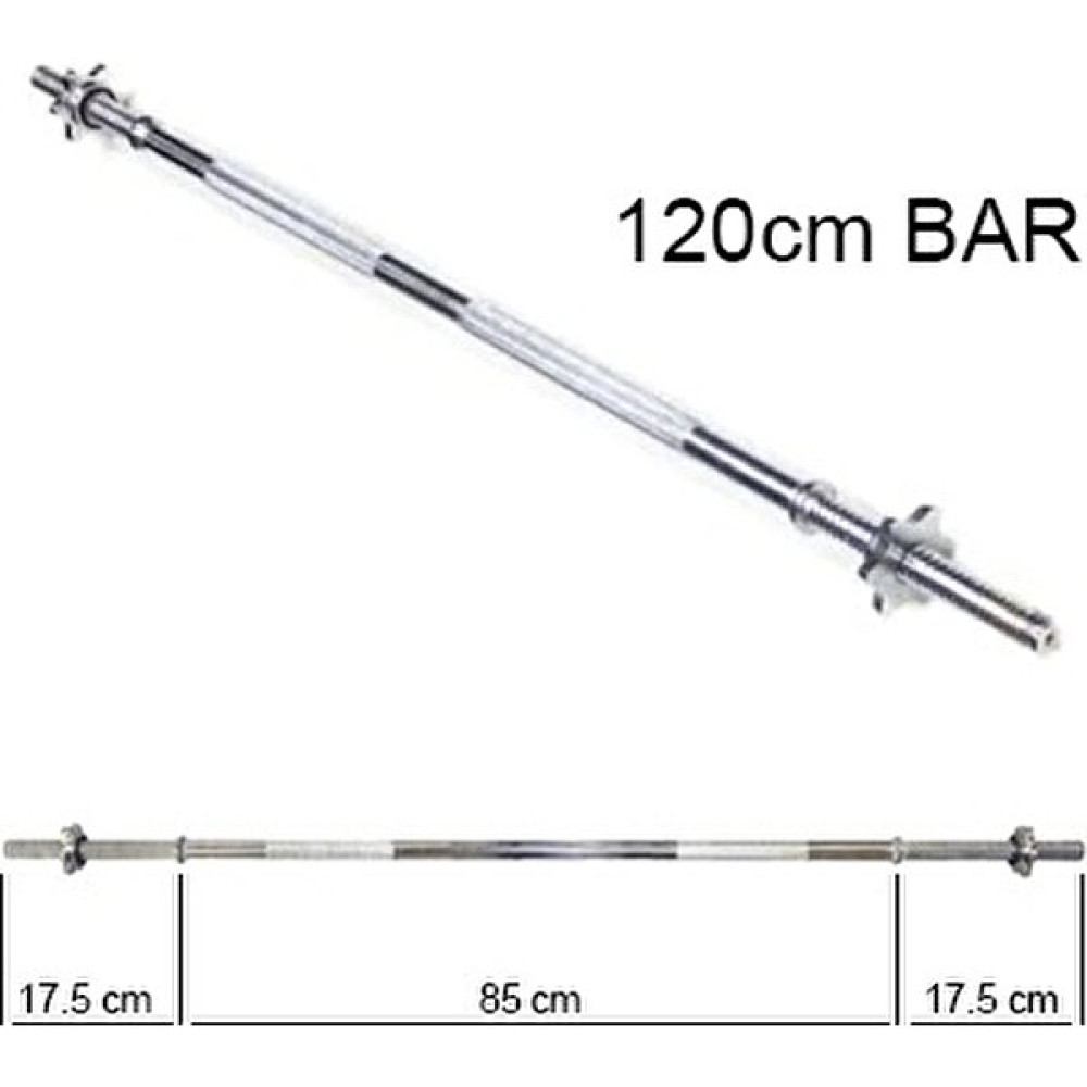 Pozitif 120 cm Krom Uzun Bar (Ağırlık - Halter - Dambıl Barı) Kondisyon Aletleri Fiyatı