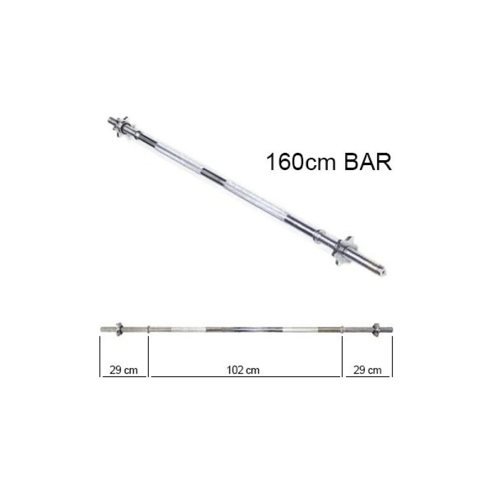 Pozitif 160 cm Krom Uzun Bar (Ağırlık - Halter - Dambıl Barı) Kondisyon Aletleri Fiyatı