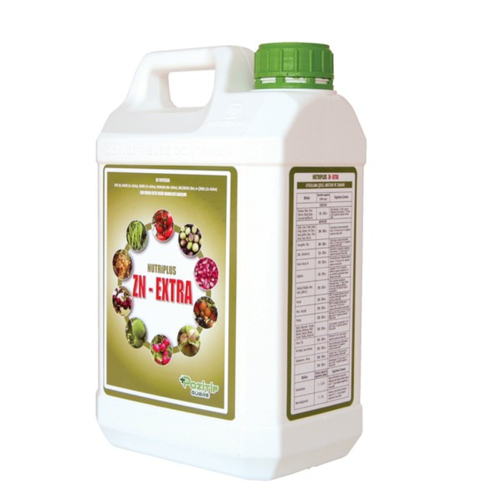 Pozitif Gübre Nutrıplus Zn-Extra Çinkolu Demirli Bakırlı Borlu Manganlı Molibdenli - 5 LİTRE Oto Boyaları Fiyatı
