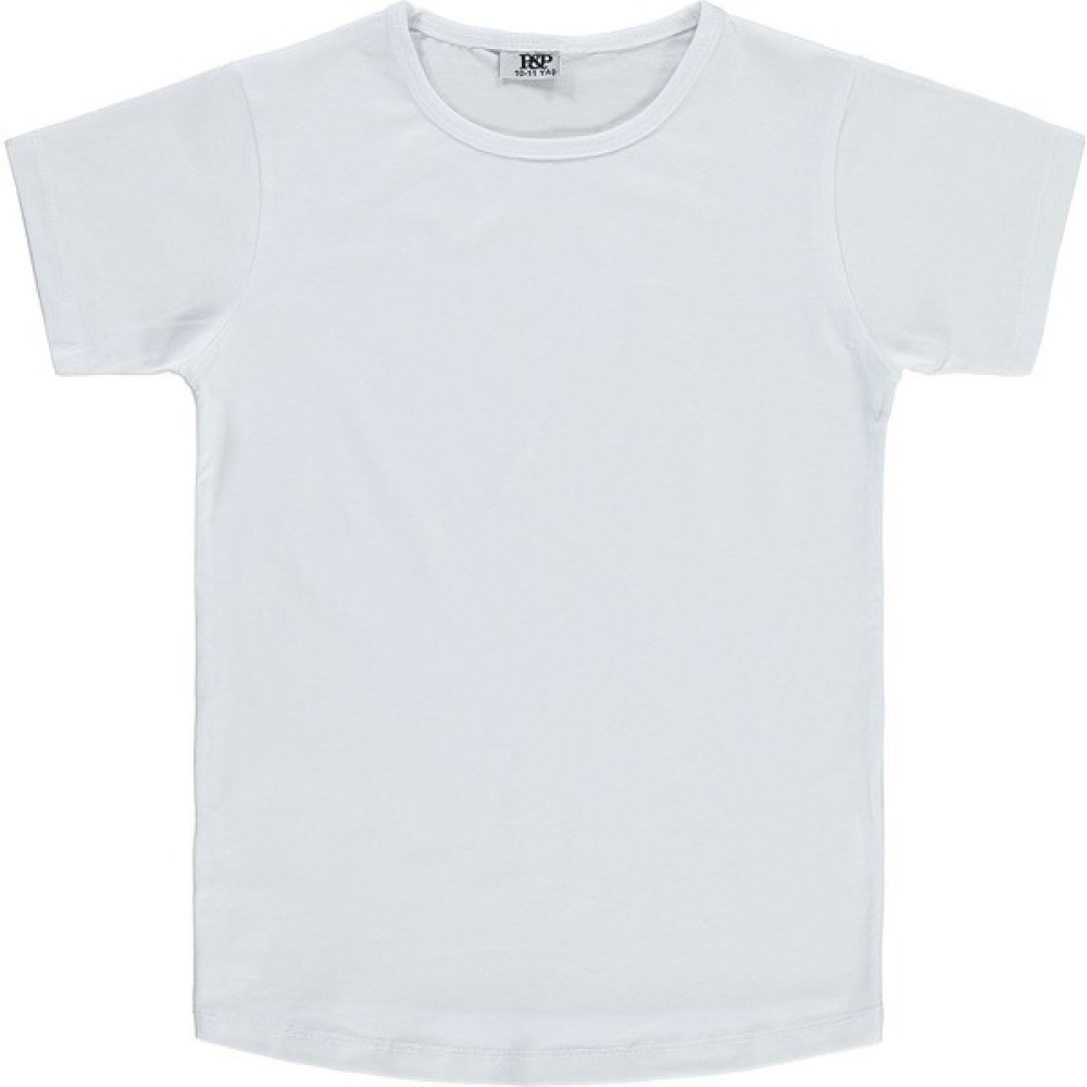 P&P Kız Çocuk Tişört 10-13 Yaş Beyaz Kız Çocuk T-shirt Fiyatı