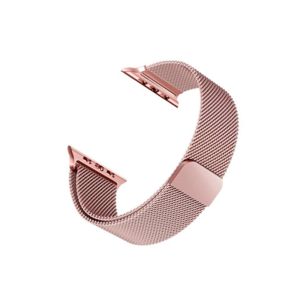 PP Teknoloji Apple Watch Hasır 38mm / 40mm/41mm Milanese Loop Metal Kordon Kayış Rose Gold Akıllı Saat Aksesuarı Fiyatı