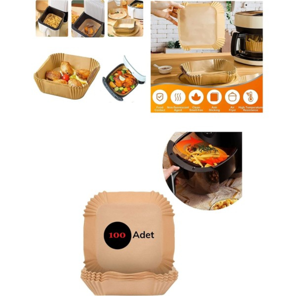 Practials Airfreyer Fritöz Kağıdı Kare Xl / Xxl 100LÜ Ofis Mobilya Aksesuarları Fiyatı