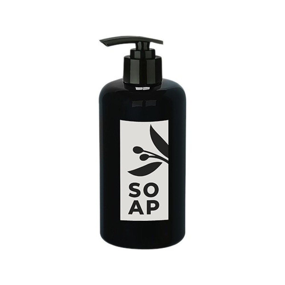 Practials Sıvı Sabunluk Yuvarlak Plastik Pompalı 500 ml - Siyah Sabunluk Fiyatı