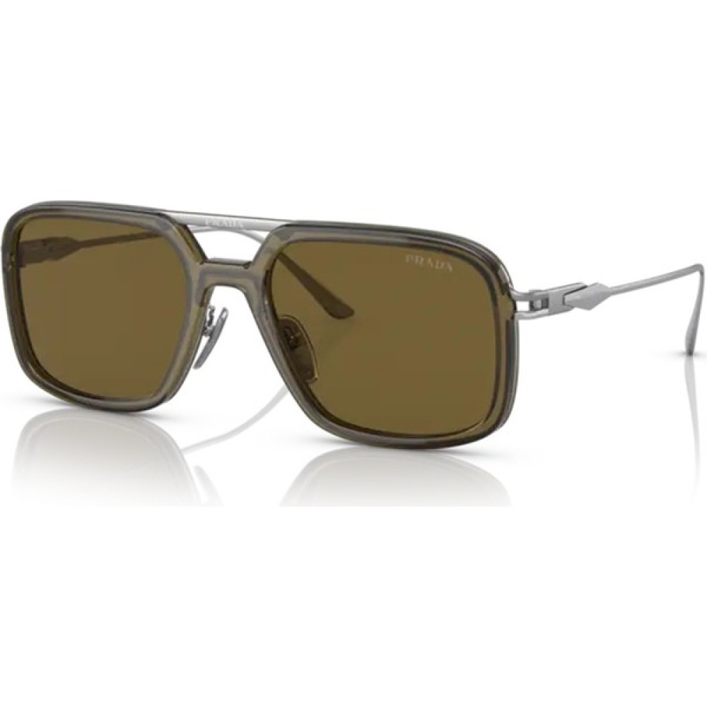 Prada Pr 57ZS 18F01T 55 Unisex Güneş Gözlüğü - Kahverengi Unisex Güneş Gözlükleri Fiyatı