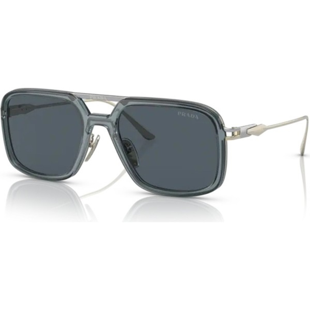 Prada Pr 57ZS 19F09T 55 Unisex Güneş Gözlüğü - Mavi Unisex Güneş Gözlükleri Fiyatı