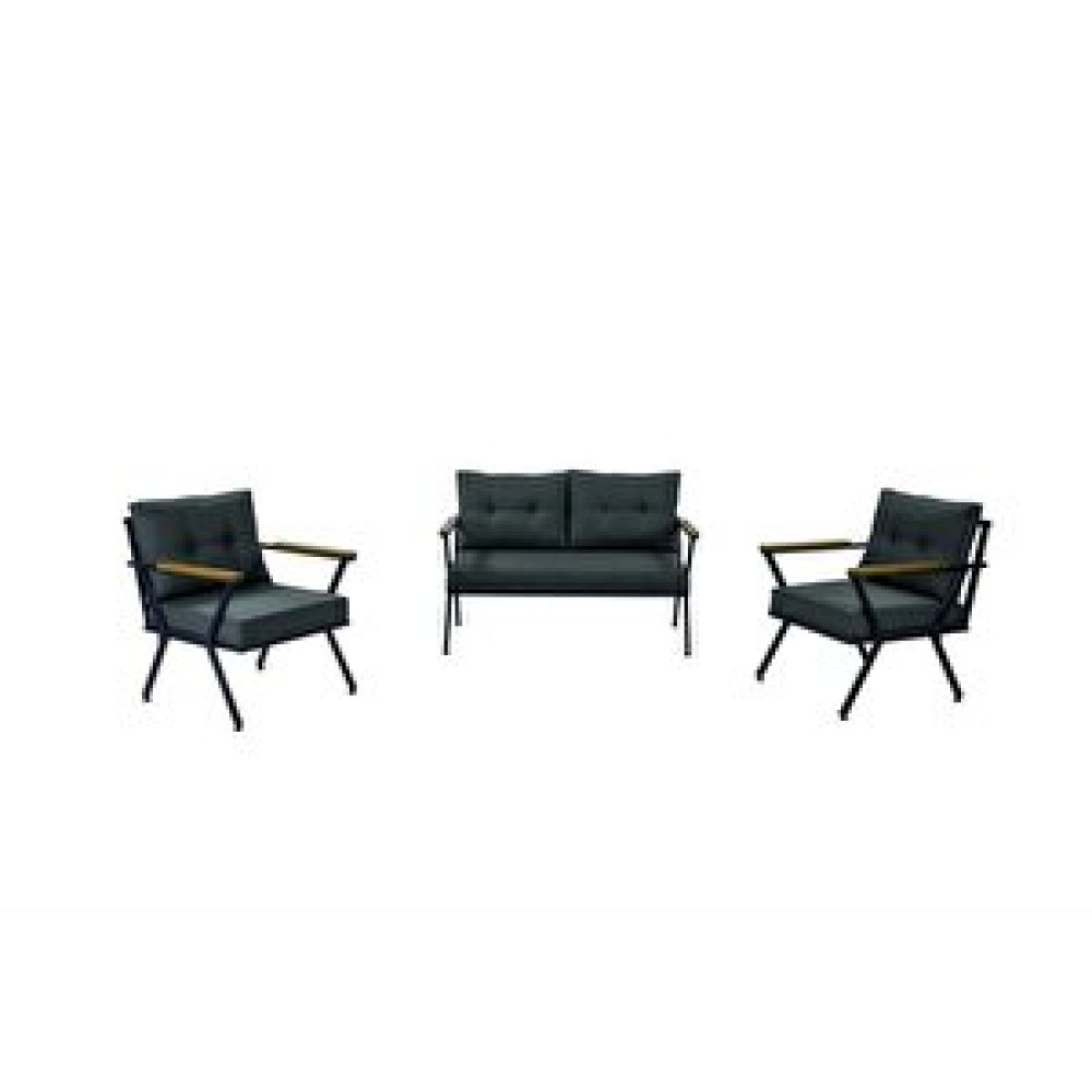 Prado Marina Metal Bahçe Balkon Mobilyası Yeşi̇l 2+1+1 Bahçe Mobilyası Takımı Fiyatı