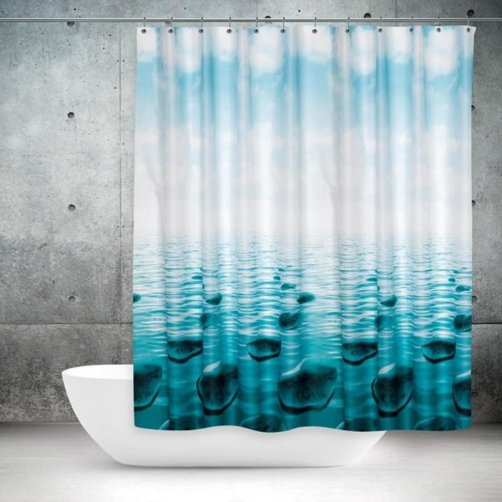 Prado Stone Banyo Perdesi Çift Kanat 120X200CM Duş / Banyo Perdesi Fiyatı