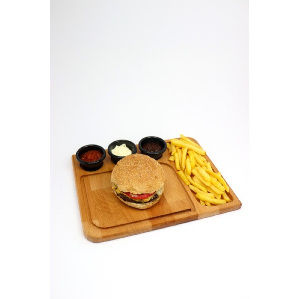 Prag Ahşap Hamburger Sunum Tabağı, Fast Food Sunum Tahtası Oto Boyaları Fiyatı