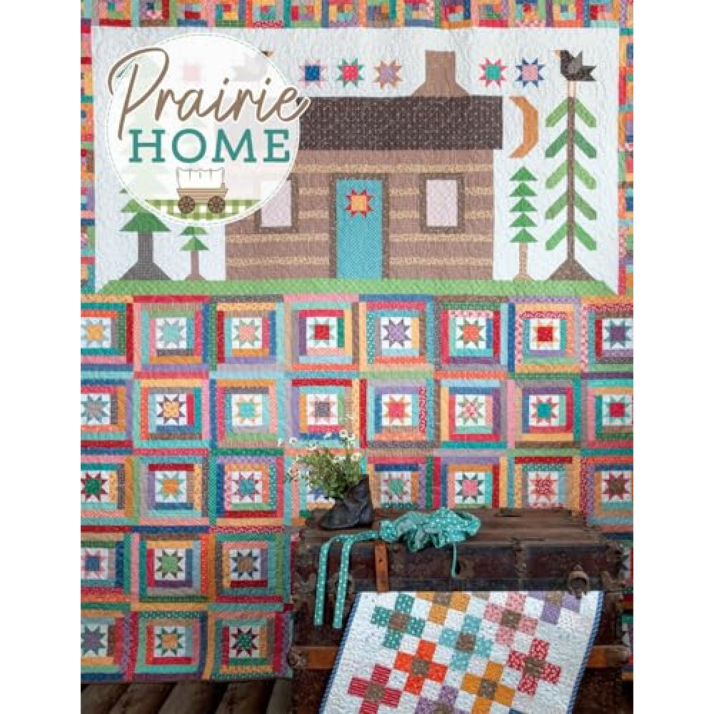 Prairie Home Quilt Book by Lori Holt of Bee in My Bonnet - Over 30 Quilts, Runners, Table Toppers & Pillows – Seasonal Quilting Inspired by Pioneer Resilience & Westward Journey