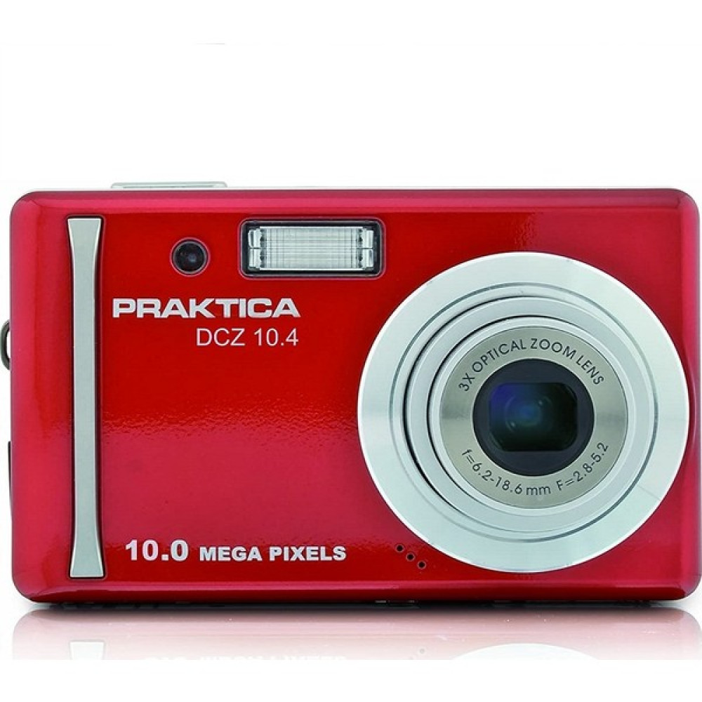 Praktica Dcz 10.4 Dijital Fotoğraf Makinesi - Kırmızı Dijital Fotoğraf Makineleri Fiyatı