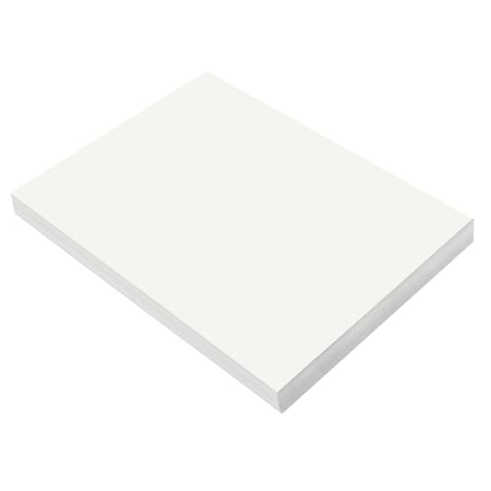 Prang (Formerly SunWorks) Construction Paper, White, 9" x 12", 100 Sheets