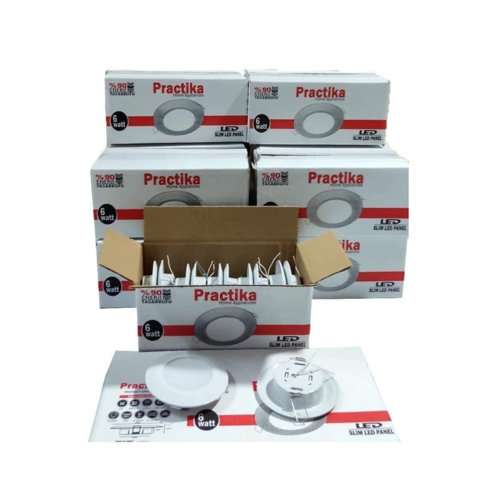 Pratica 6 W Led Panel Spot (beyaz Kasa Beyaz Işık) Elektrik ve Aydınlatma Fiyatı