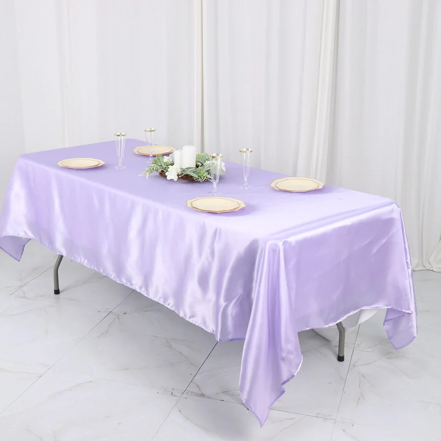 Pratik Dikisco Saten Masa Örtüsü - 140 x 240 cm - Lila Masa Örtüsü Fiyatı