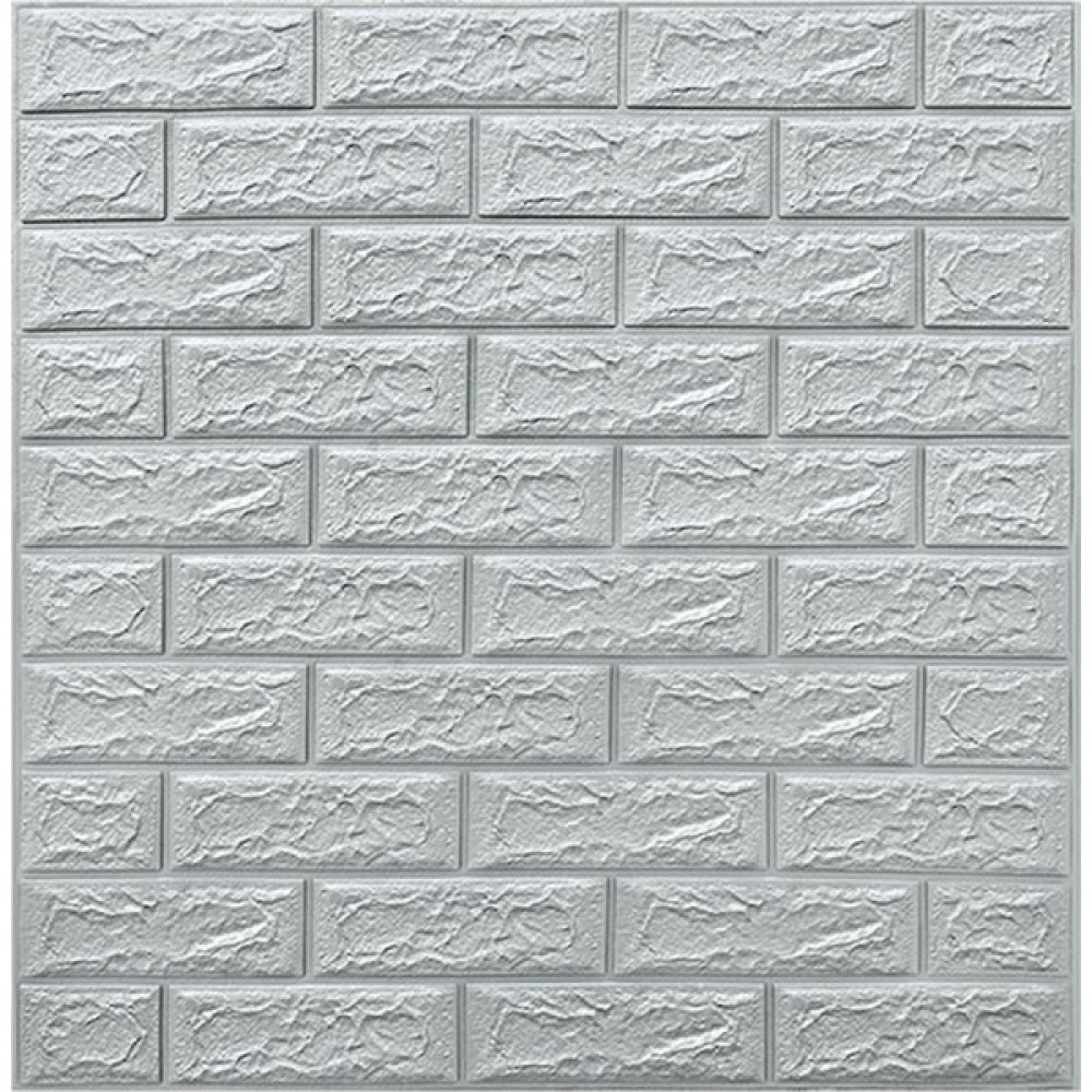Pratik Duvarlar Kendinden Yapışkanlı Duvar Kağıdı 3D Duvar Kağıdı Taş Desen Duvar Kağıdı - Gri - 50 x 70 cm Duvar Kağıdı Fiyatı