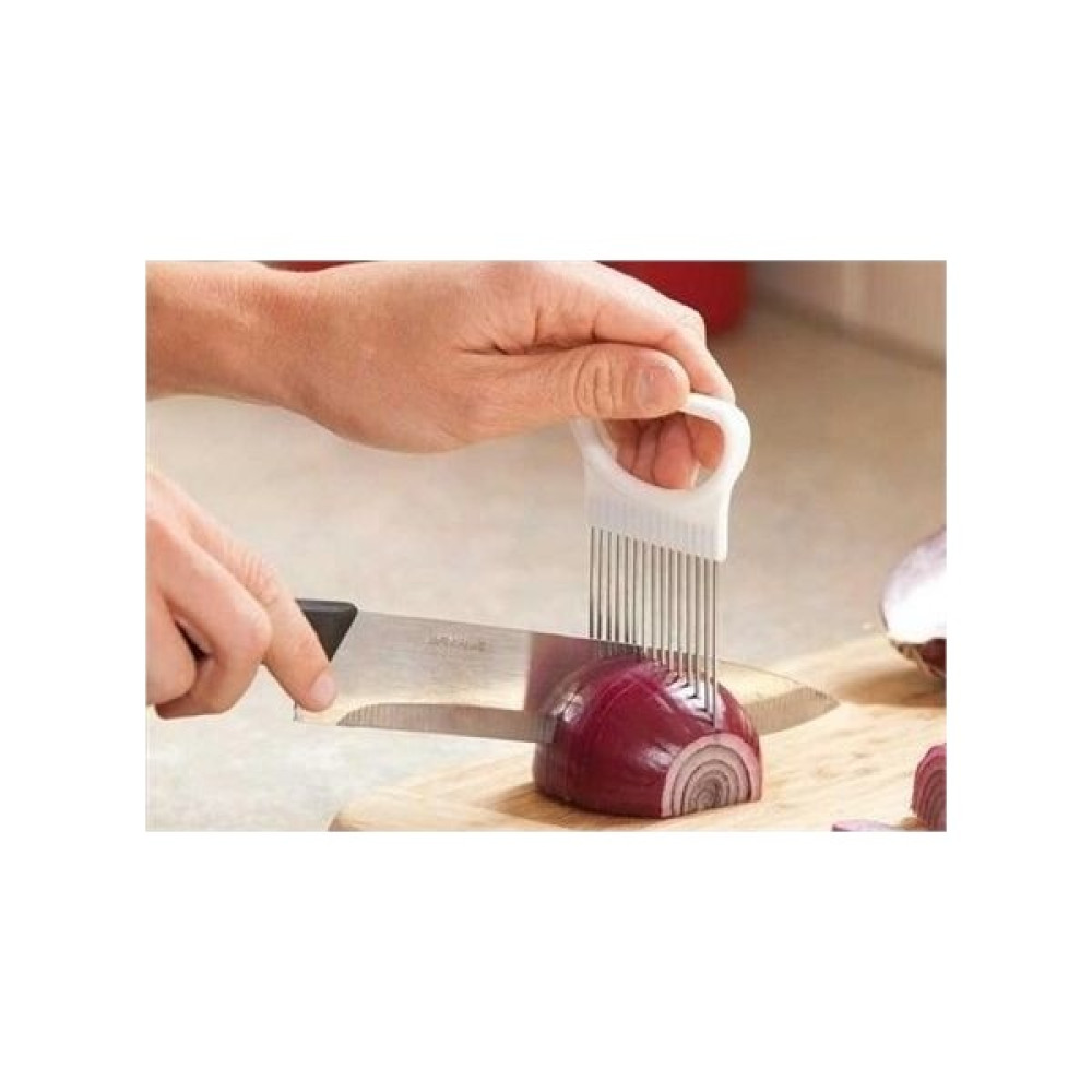 Pratik Şeyler Soğan Tutucu Ve Dilimleyici Aparat Onion Cutter Mutfak Gereçleri Fiyatı