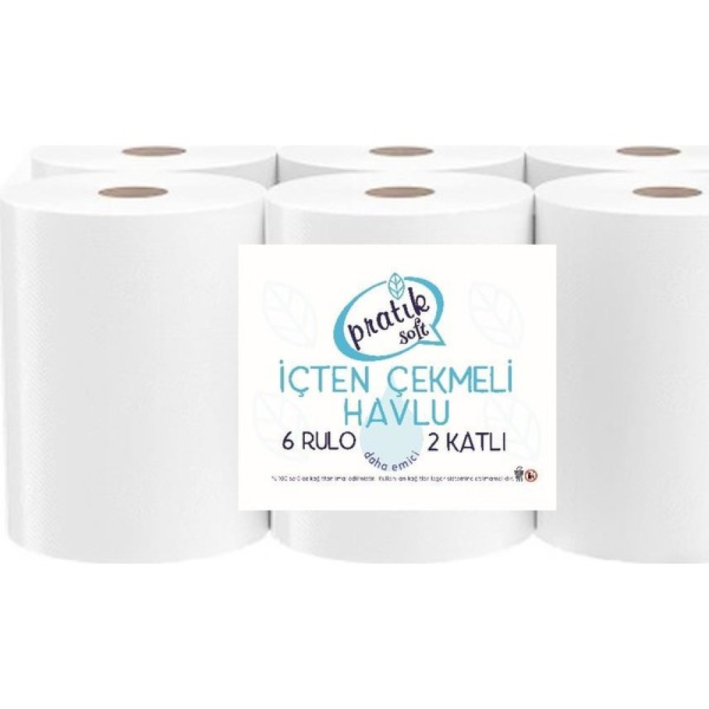 Pratik Soft Içten Çekmeli Kağıt Havlu 6 Rulo Kağıt Havlu Fiyatı