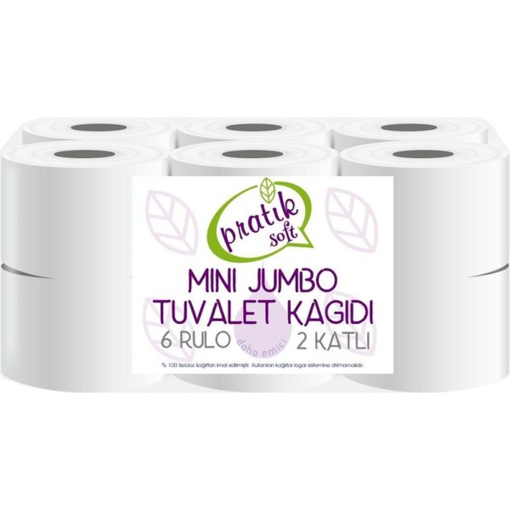 Pratik Soft Mini Jumbo Tuvalet Kağıdı 12 Rulo Tuvalet Kağıdı Fiyatı