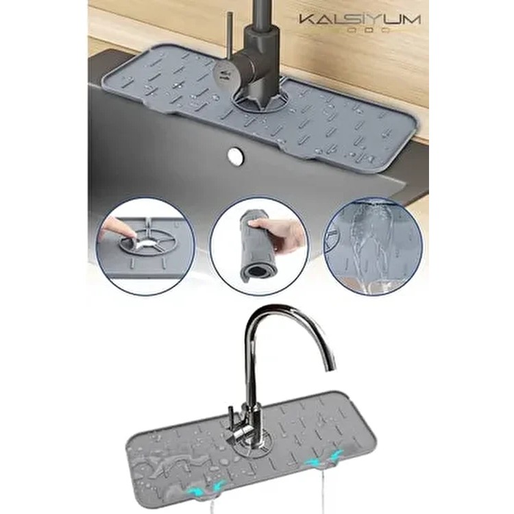 Pratik Su Tutucu Musluk Matı Mutfak ve Banyo Için Koruyucu Musluk ve Lavabo Matı Musluk Tezgah Üstü Diğer Fiyatı