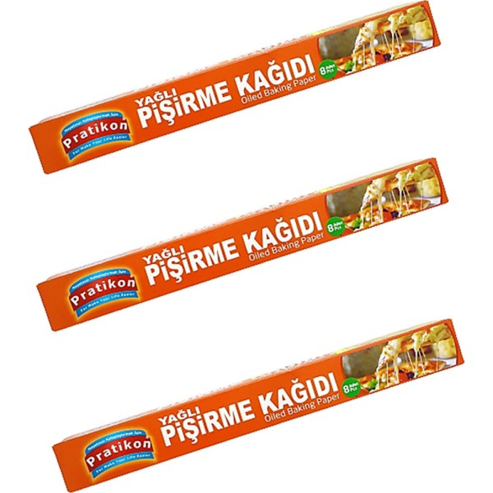 Pratikon Pişirme Kağıdı 8 Adetli - 3 Pişirme Kağıdı Fiyatı