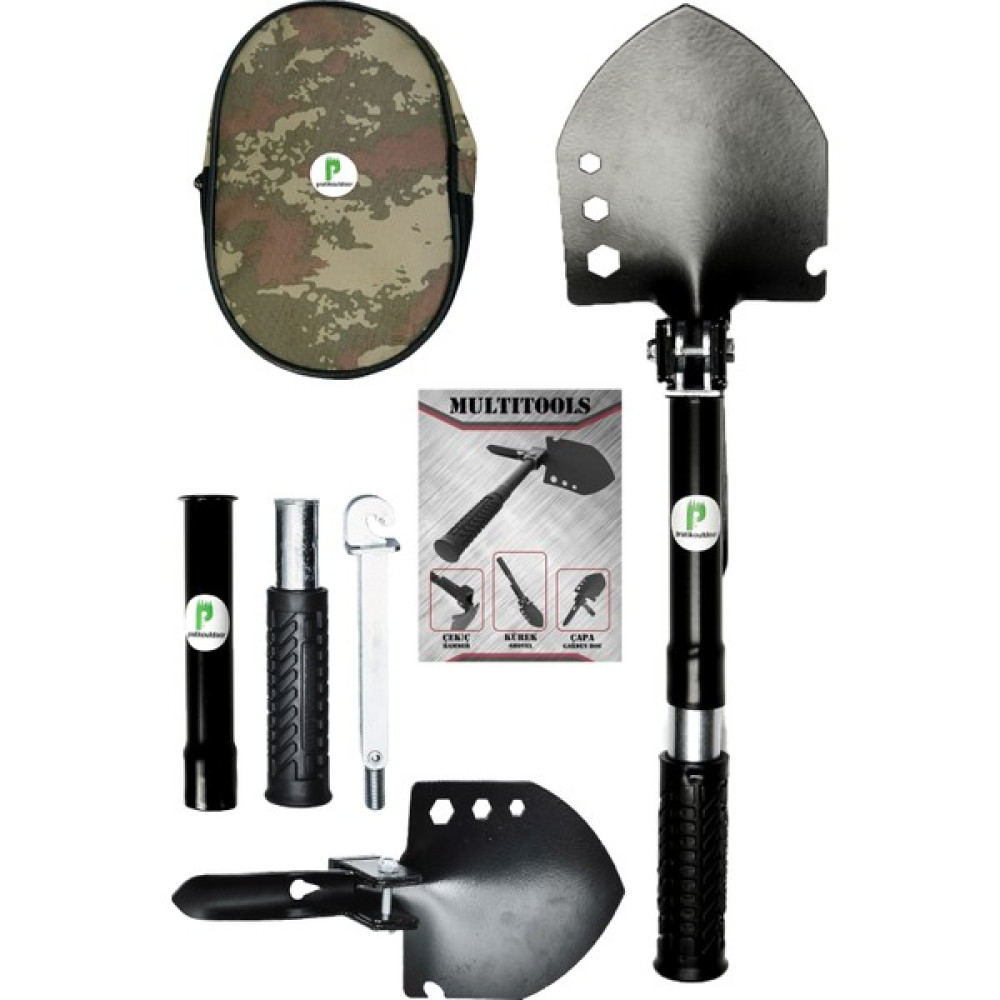Pratikoutdoor Katlanır Multi Çelik Kürek, Çekiç, Çapa - Multitools Oto Boyaları Fiyatı