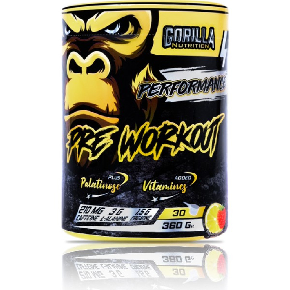 Pre-Workout Ahududu & Limon Aromalı - Yüksek Enerji - Gorilla Nutrition Protein Tozları Fiyatı