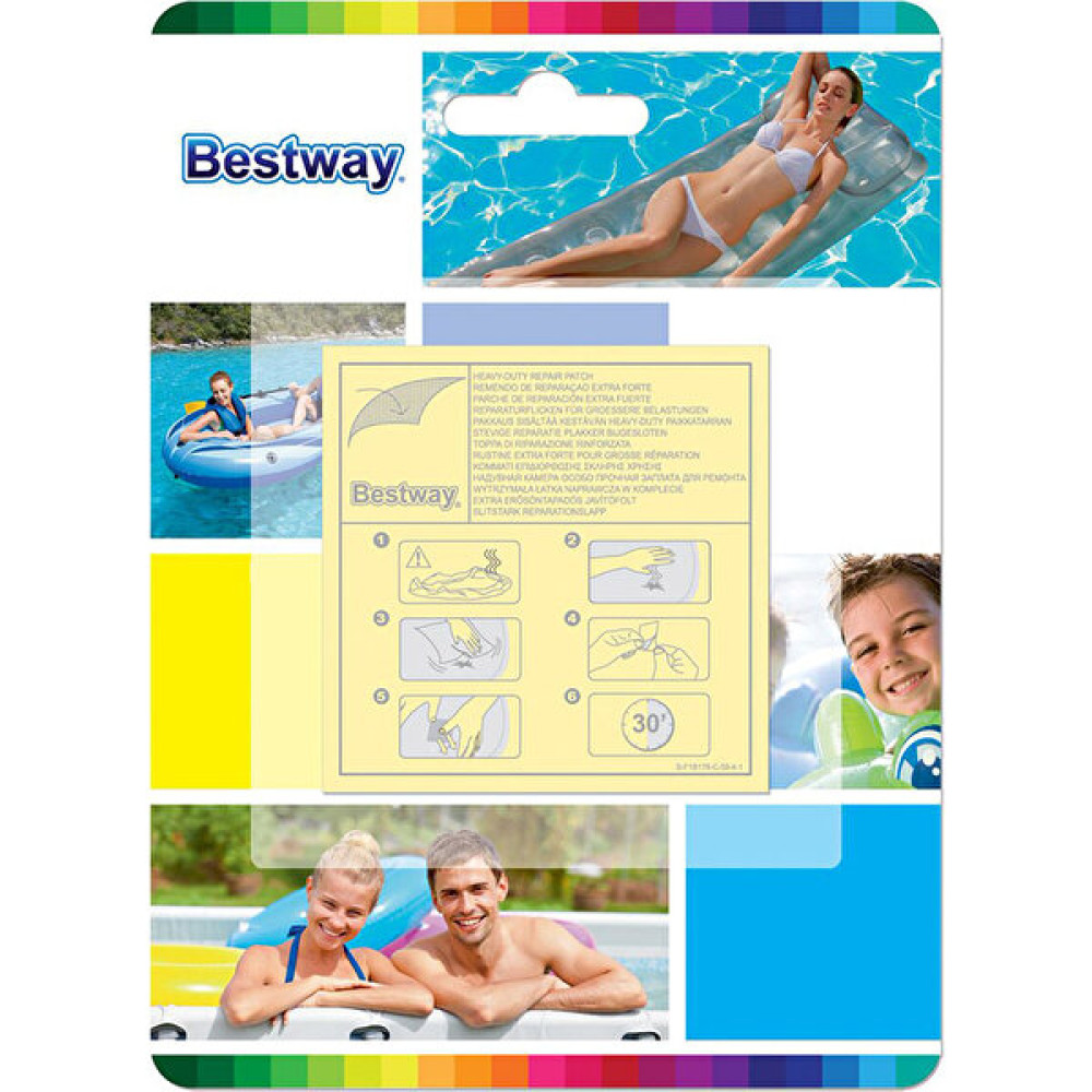 Predatorfun Bestway Profesyonel Tamir Kiti 6.5cm x 6.5cm Şişme Havuz Tamir Şişme Su Ürünleri Fiyatı