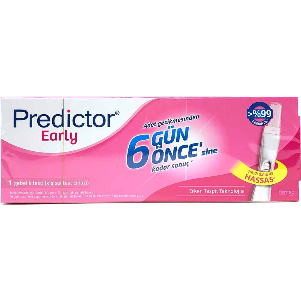 Predictor Early – Erken Hamilelik Testi - Beyaz - 1 Diğer Fiyatı