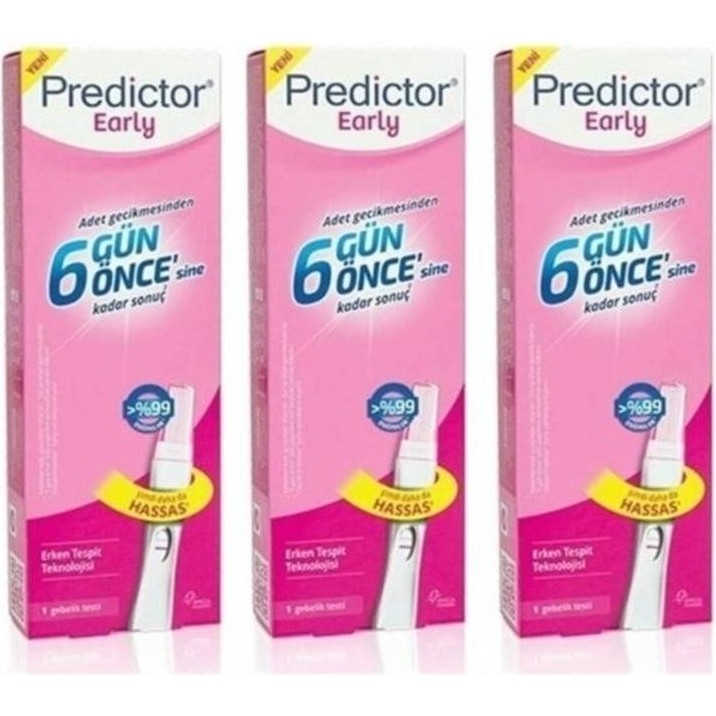 Predictor Early Gebelık Test 3 Kutu Diğer Fiyatı