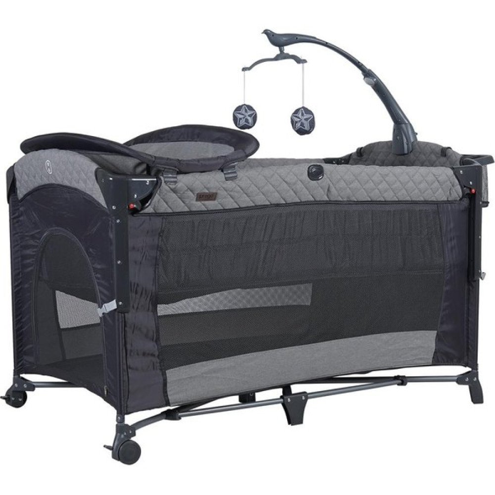 Prego 8040 Miami Premium 70 x 120 cm Bebek Oyun Parkı Yatak Beşik - Gri Park Yatak / Oyun Parkı Fiyatı
