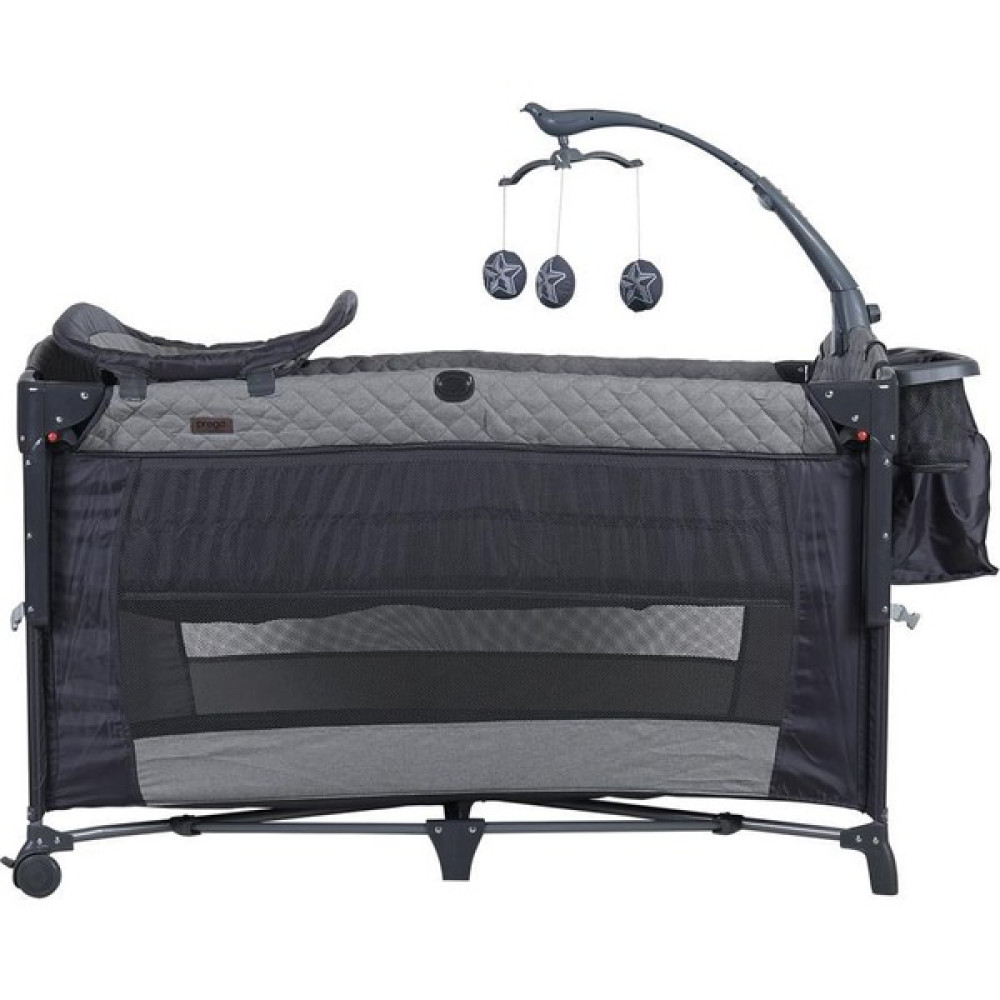 Prego 8040 Miami Premium Oyun Parkı 70X120 cm Gri Park Yatak / Oyun Parkı Fiyatı