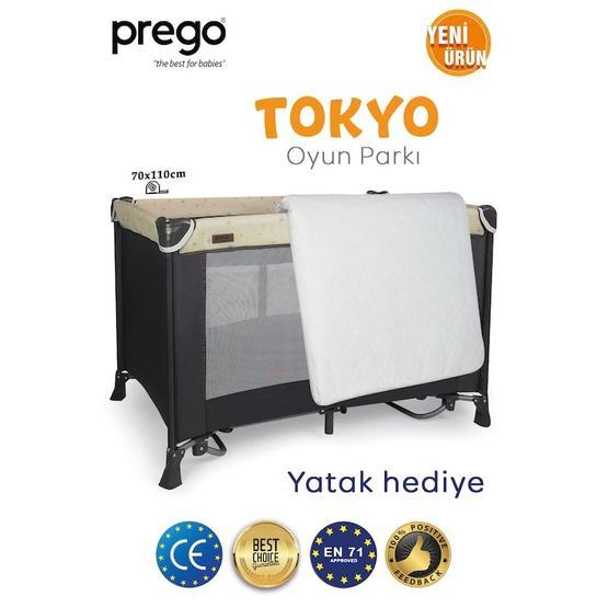Prego 8047 Siyah Tokyo Oyun Parkı 70 x 110 cm Yatak Park Yatak / Oyun Parkı Fiyatı