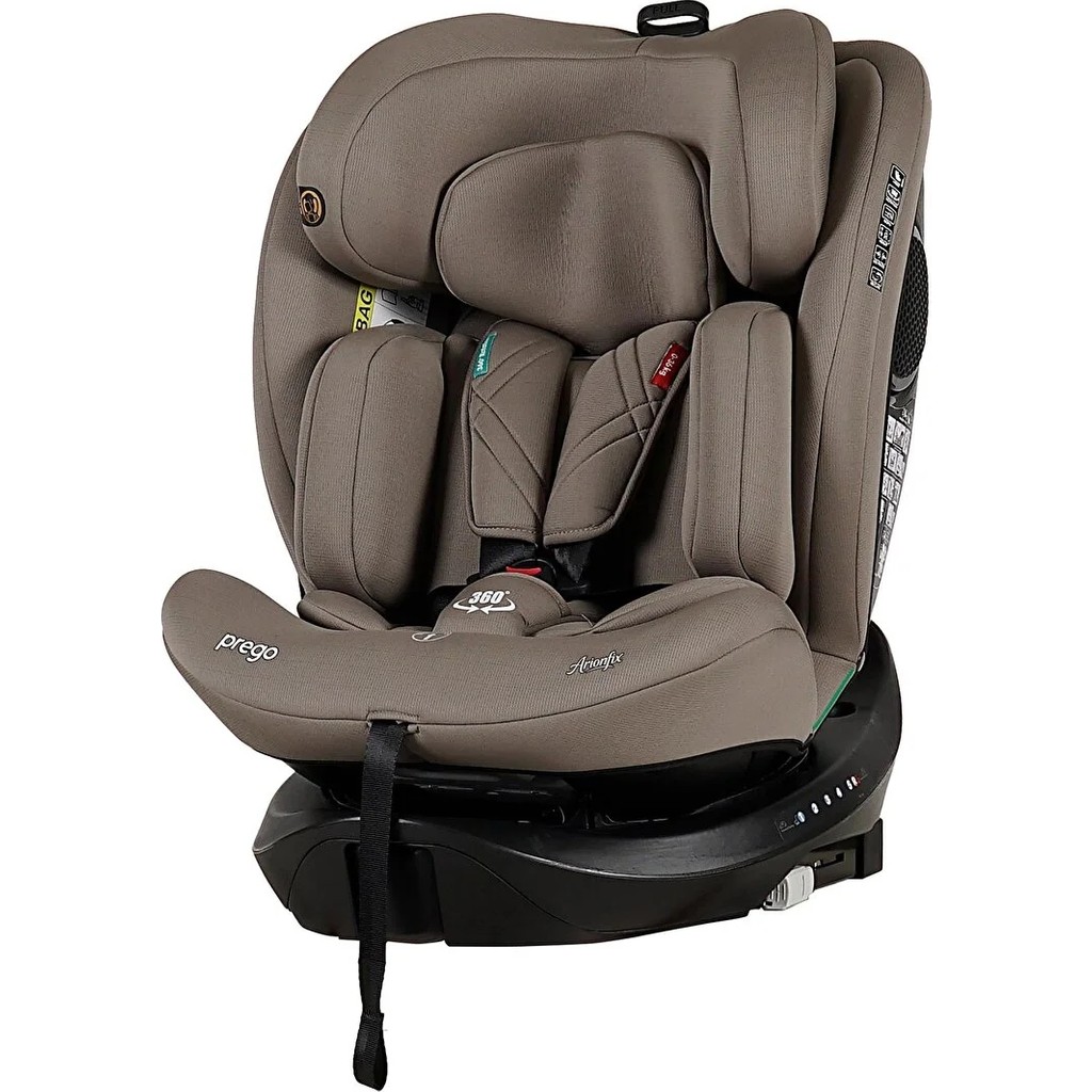Prego Baby Prego Arion Fix I-Size 0-36 kg 360 Derece Dönebilen Oto Koltuğu - Bej Bebek Oto Koltuğu Fiyatı