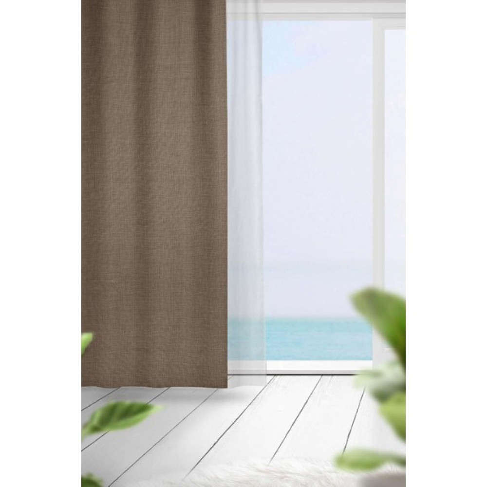 Premier Home Fon Perde Gold 140X270 Tek Kanat - 140 x 270 cm Fon Perde Fiyatı