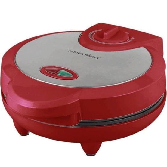 Premier PWM215 Kırmızı 1200W Waffle Makinesi Waffle Makinesi Fiyatı