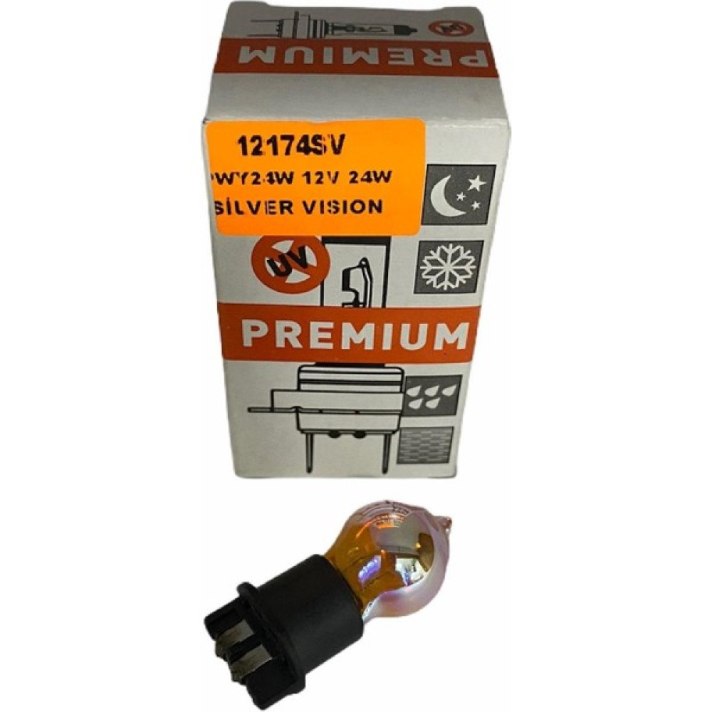 Premıum 12V Gündüz Sürüş Ampulü Diadem Krom (PW24W) Oto Boyaları Fiyatı
