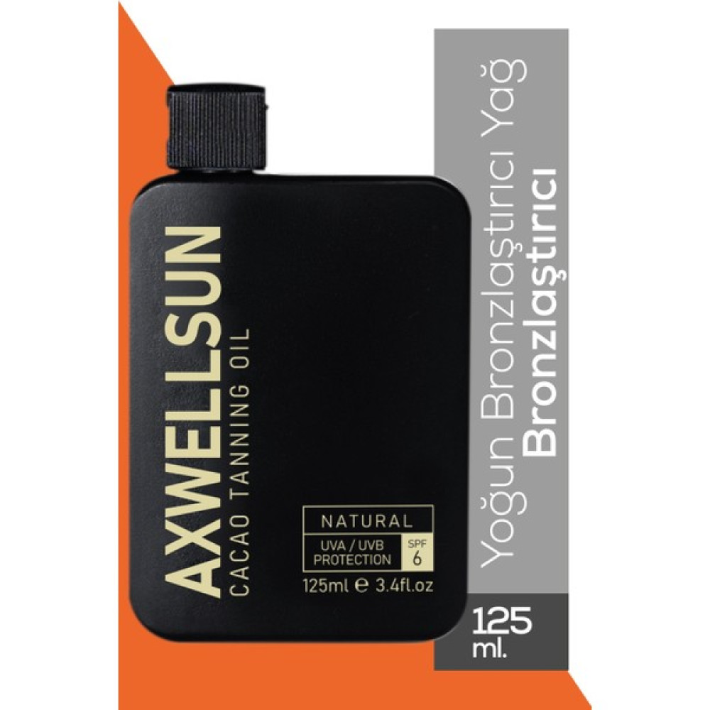 Premium Axwellsun Cacao Tanning Oil SPF6- Bronzlaştırıcı 125ml Güneş Kremleri ve Losyonları Fiyatı