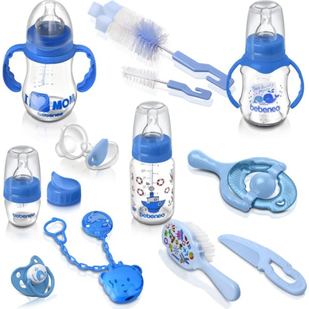 Premium Bebek Seti (Yenidoğan 0 - 6 Ay) - 250 ml - Mavi Biberon Fiyatı