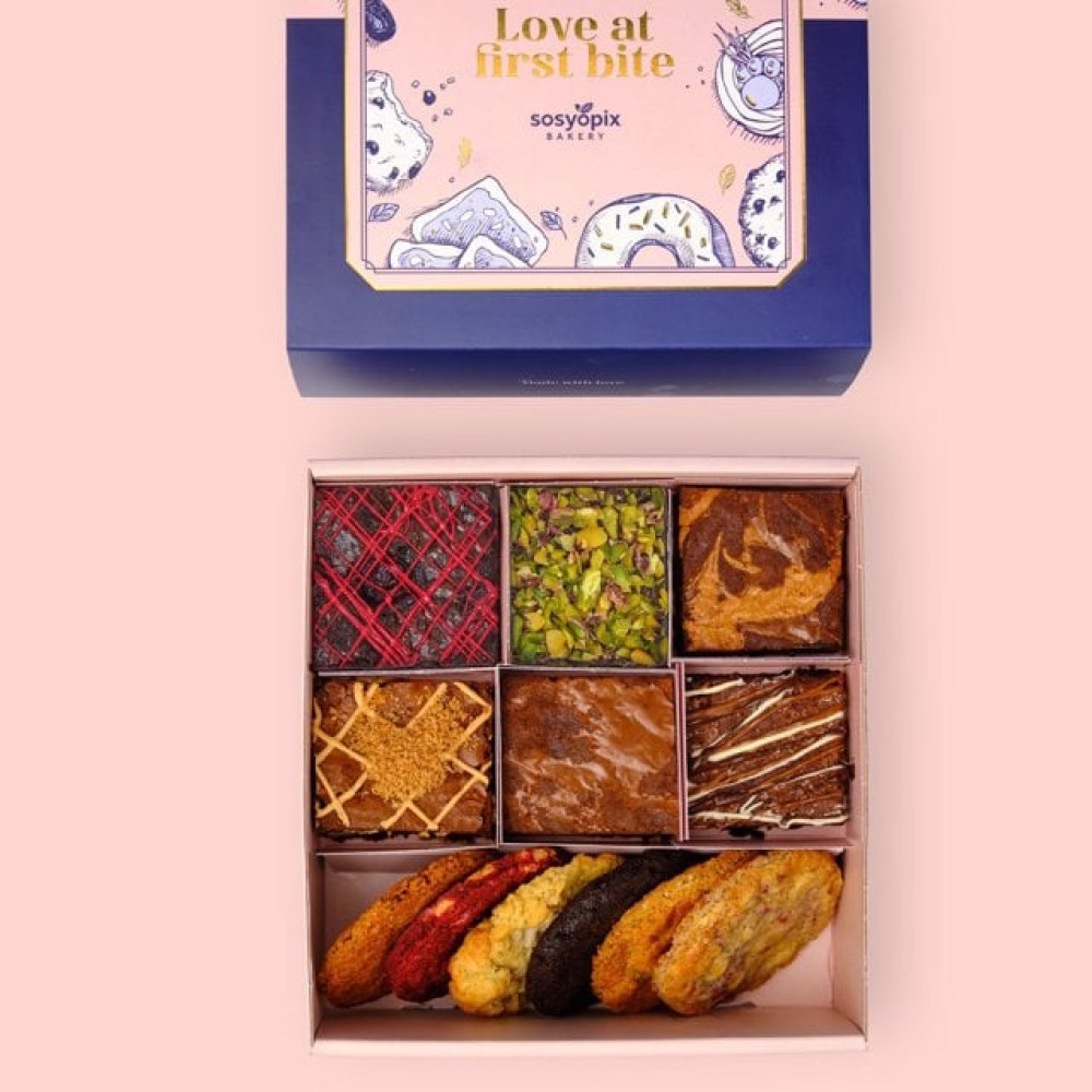 Premium Brownie ve Cookie Kutusu - 12 Adet
