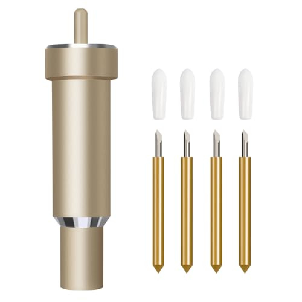 Premium Fine Point Blade and Housing, Chaokant Replacement Fine Point Blades for Cricut Maker 3/Maker/Explore 3/Air 2/Air/One, 1.0mm Fine Point Blades(4pcs), Suitable for Cutting Most Light Materials