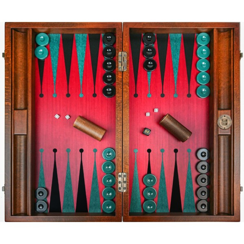 Premium Tavla Seti/red-Green Tavla Fiyatı