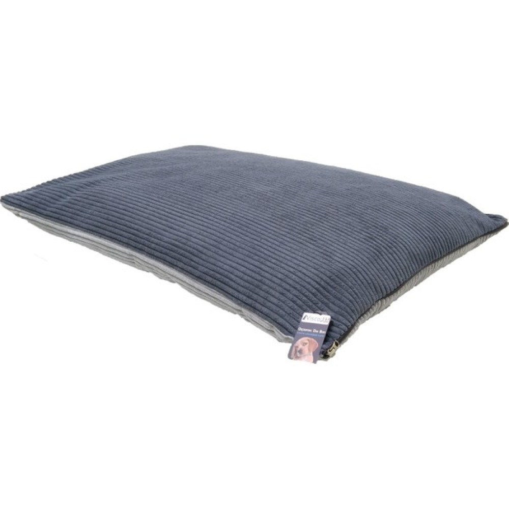 Premium Visco Dolgulu Çift Taraflı ve Fermuarlı Yıkanabilir Kedi Köpek Yatağı - Gri - 70 x 100 x 14 cm Evcil Hayvan Ürünleri Fiyatı