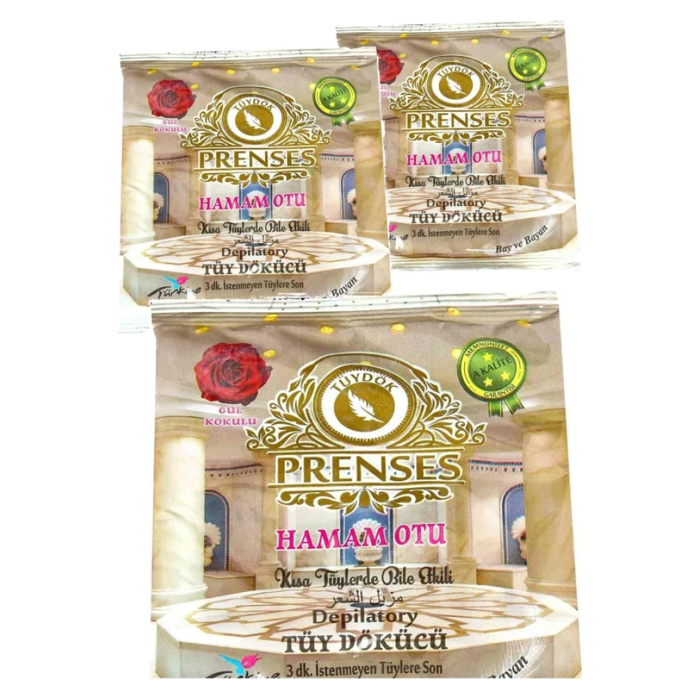 Prenses Gul Kokulu Tuy Dokucu Hamamotu Tozu 200 Gr. 3'Lu Paket Tüy Temizleme Makineleri Fiyatı