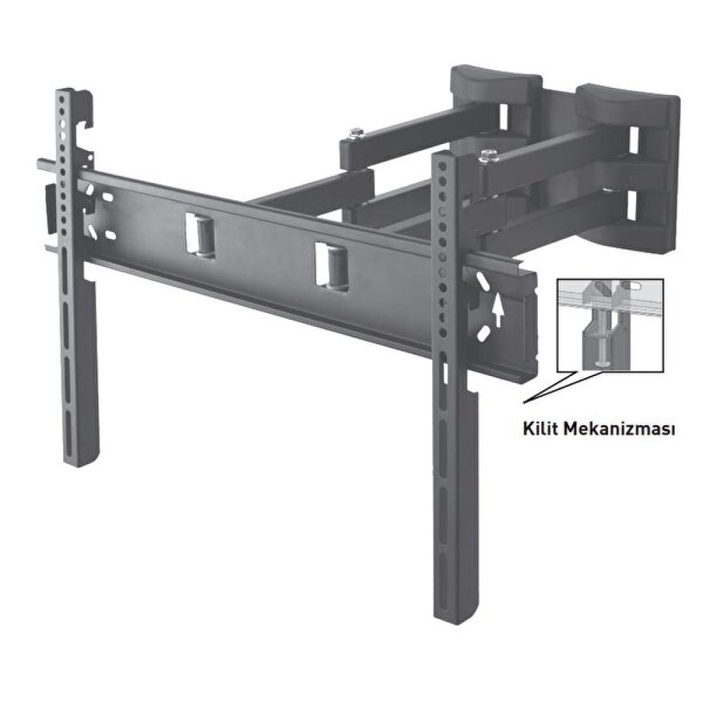 Preo Mwm10 Hareketli Çift Kollu Led/Lcd 38”-75” Duvar Askı Aparatı TV Aksesuarları Fiyatı
